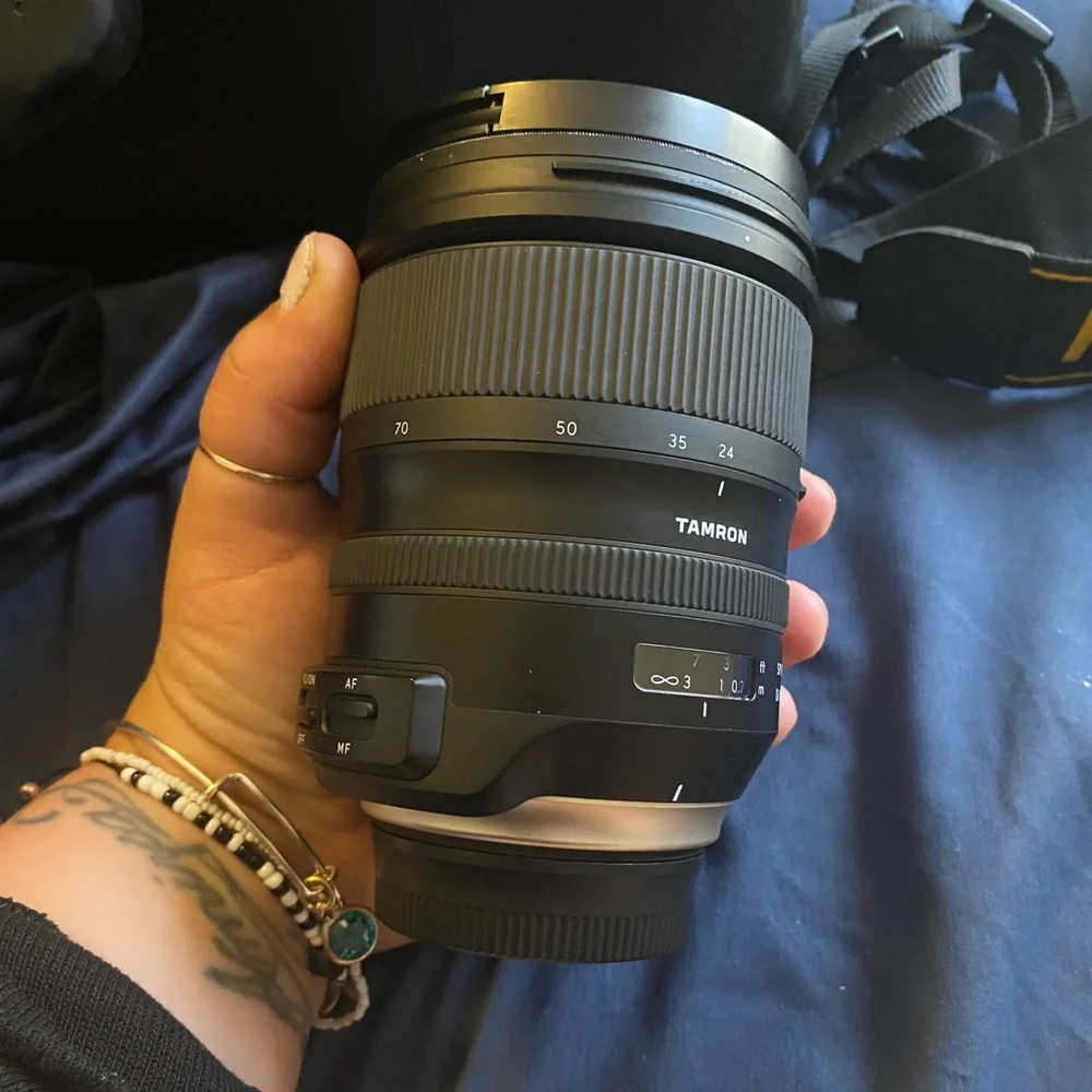 Lens and case for professional digital camera Nikon D850